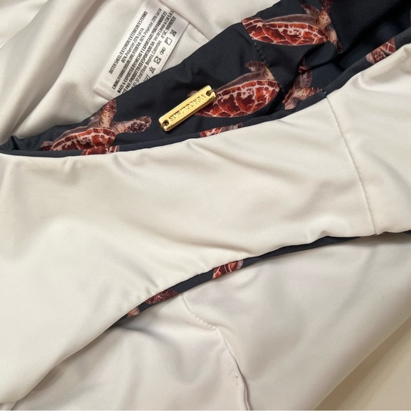 Verdelimon Turtle Deep V Halter-Style One-piece Swimsuit Size Small - Picture 11 of 14